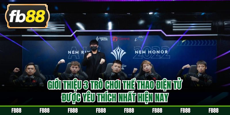 Giới thiệu 3 trò chơi thể thao điện tử được yêu thích nhất hiện nay