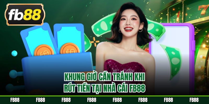 Khung giờ cần tránh khi rút tiền FB88
